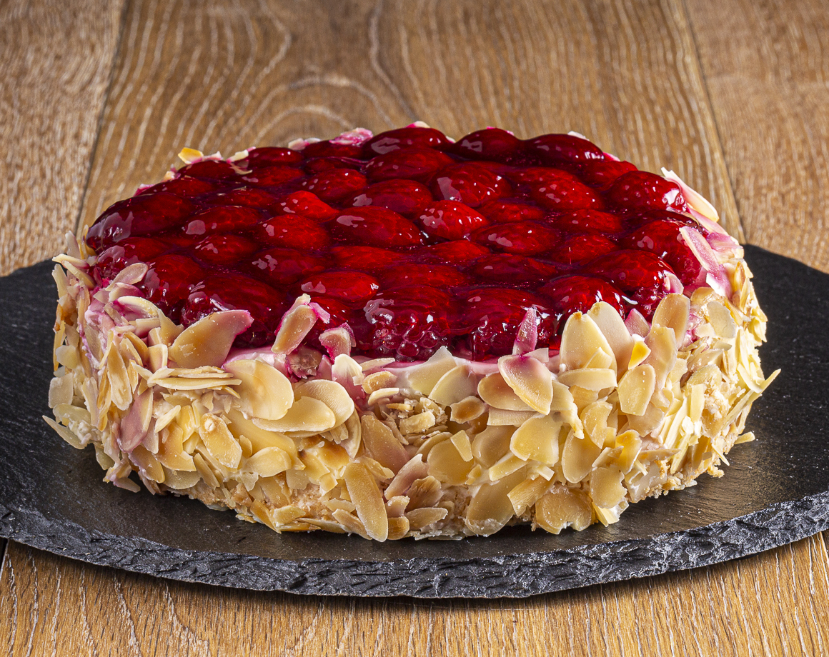 Tourte aux framboises